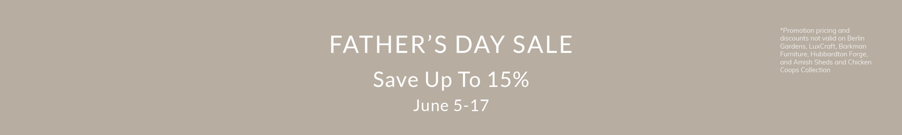 Father’s Day Sale
